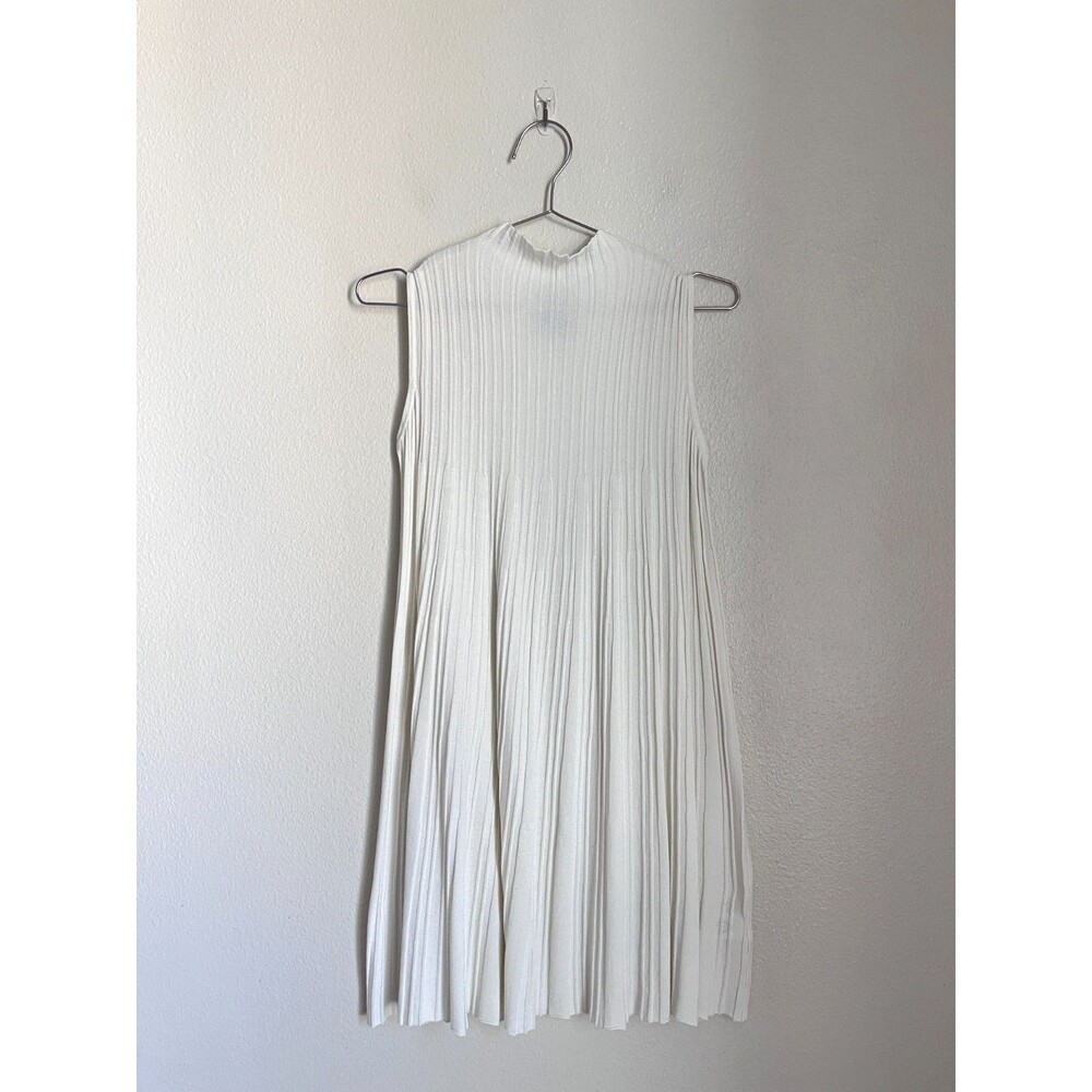 UNIF Sadi Jersey Knit Mini Dress in Ivory Size SMALL